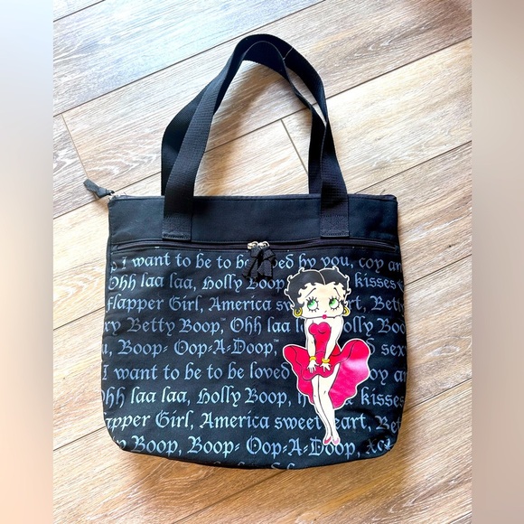 🛍️ Betty Boop Tote bag with excellent condition and clean. - Picture 7 of 8